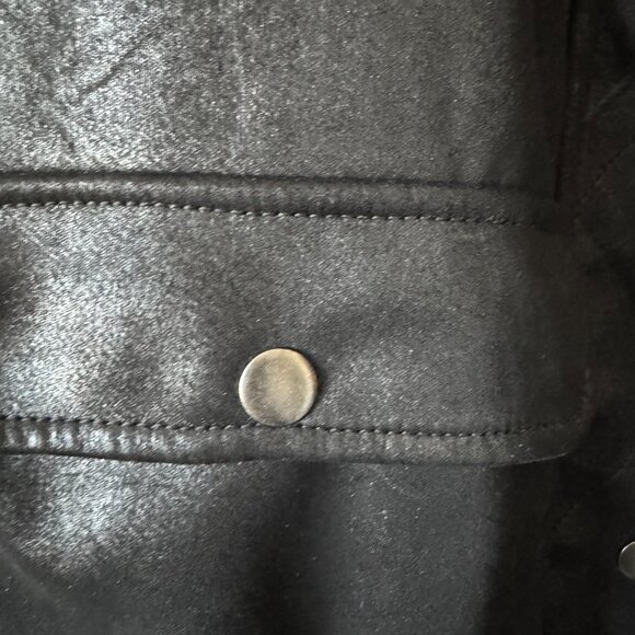 Evereve Aviator Bomber Jacket Black - Picture 7 of 9